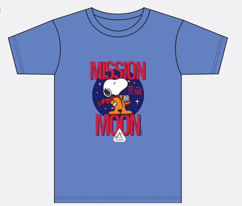 Artemis Program Snoopy Mission To Moon Shirt