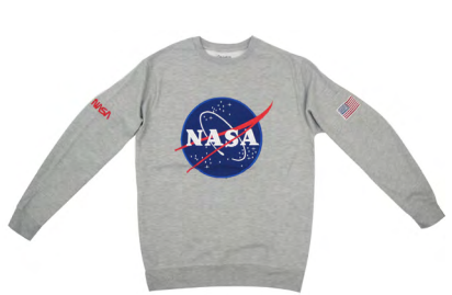 NASA Logo NASA Worm Flag Sweatshirt
