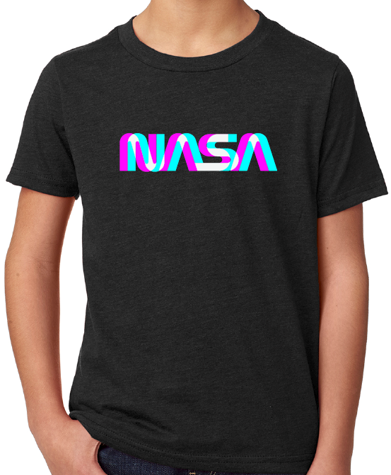 NASA Worm Miami Vice T-Shirt (Youth Sizes Available)