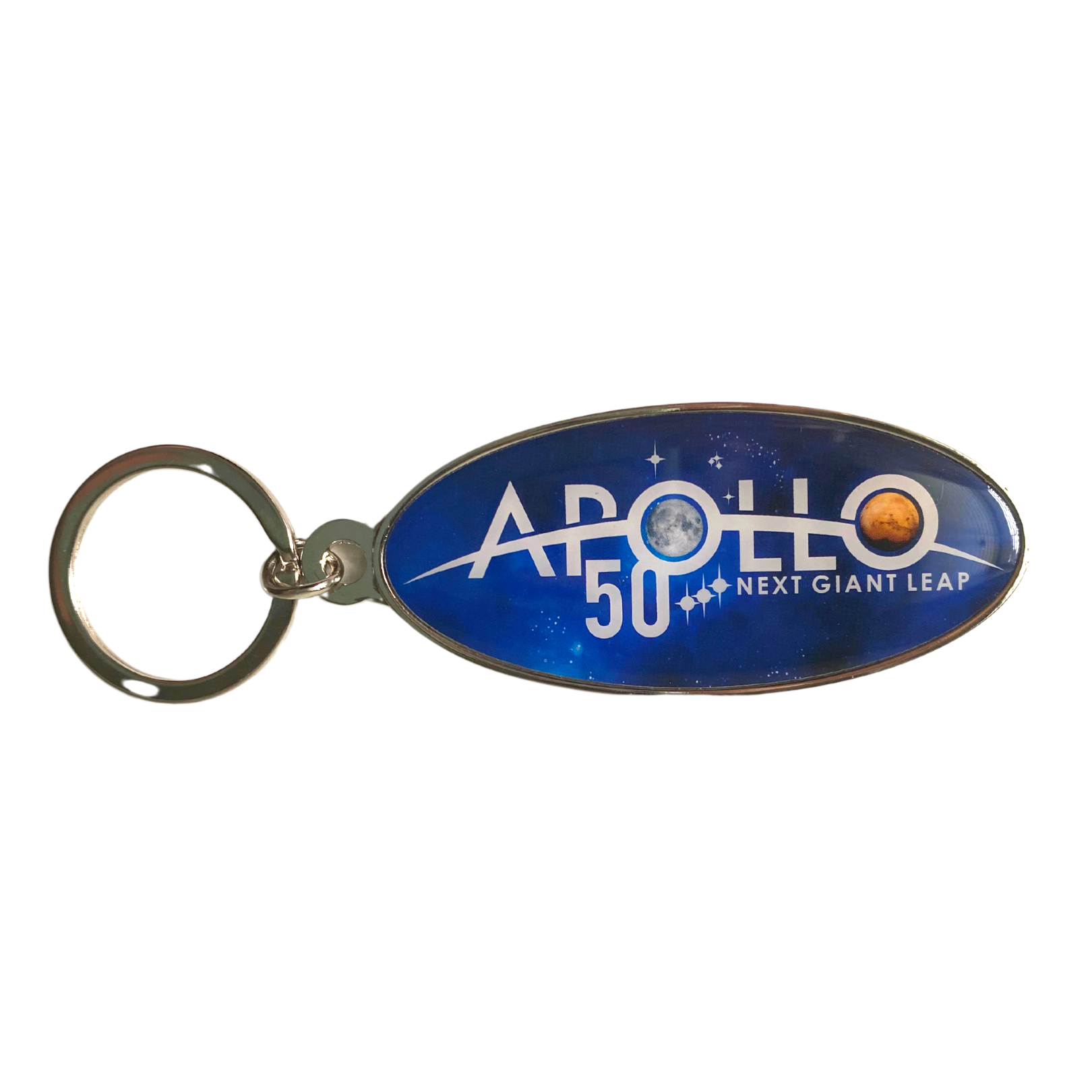 NASA Apollo 50 Years Celebrating & Remembering - Next Giant Leap Keychain