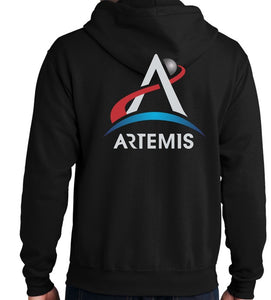 Artemis Program Full Color Logo Full Zip Hoodie