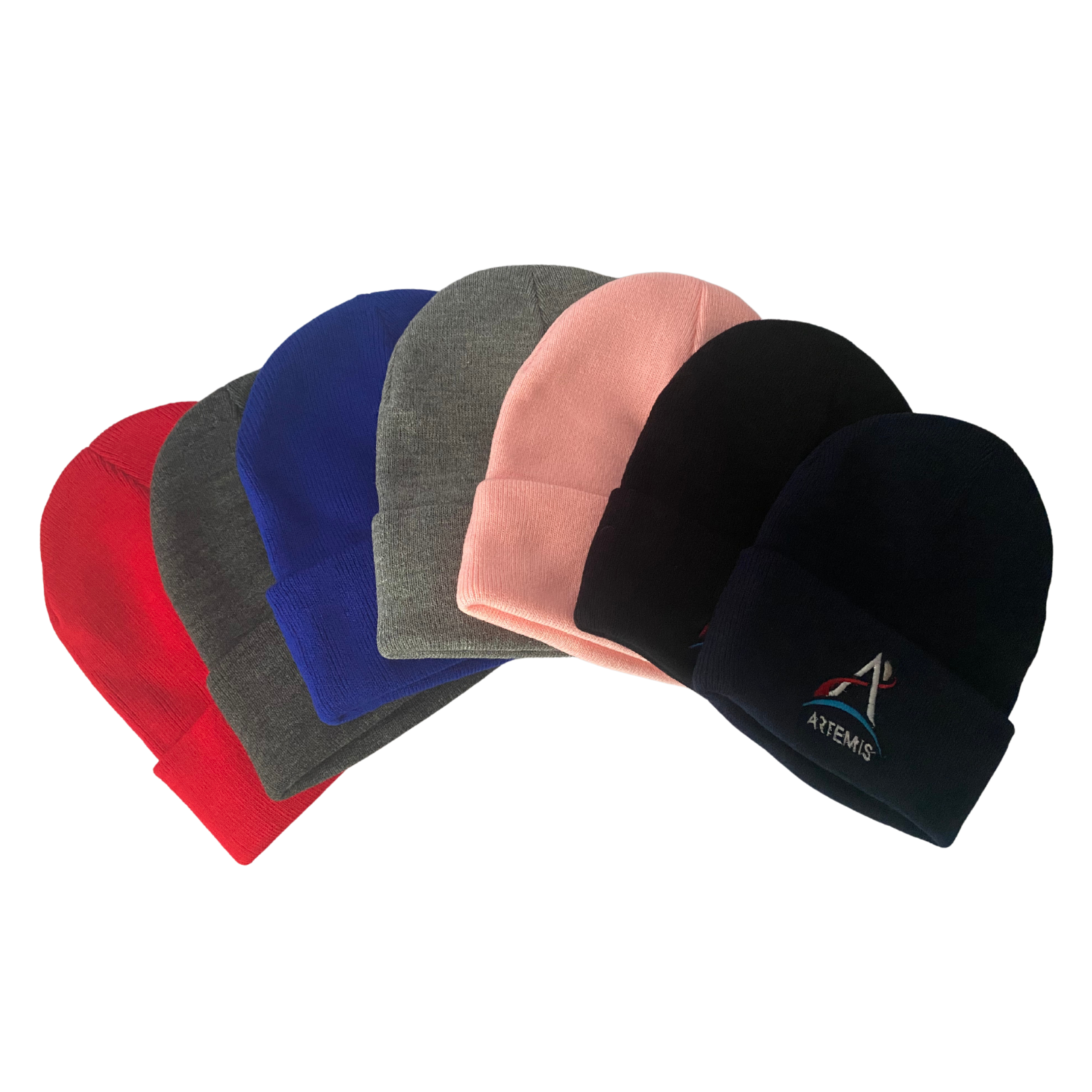 Artemis Program Logo Embroidered Beanie with Cuff - Assorted Colors