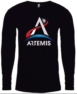 Artemis Program Long Sleeve Full Color Logo T-Shirt