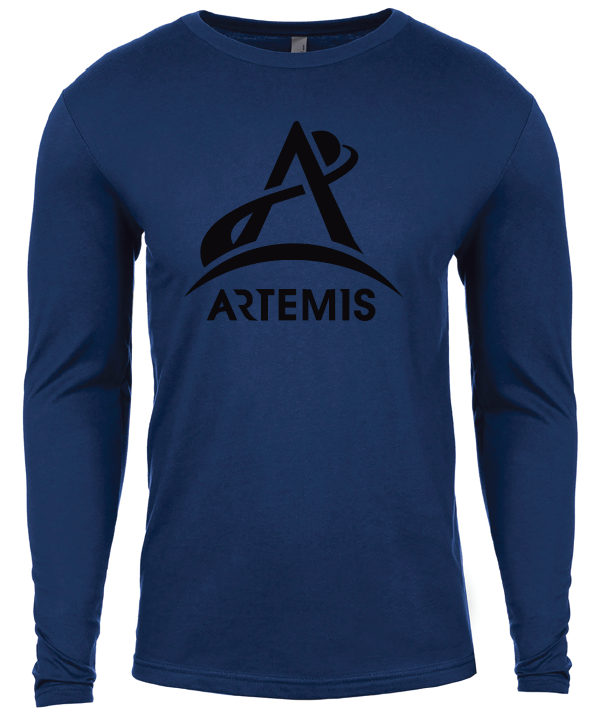 Artemis Program Long Sleeve One Color Logo T-Shirt