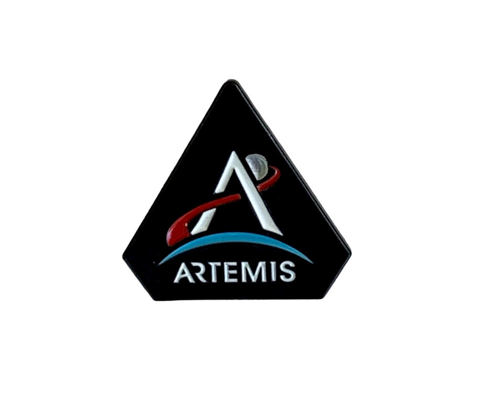 Artemis Program *Official* Lapel Pin Black Version 8244