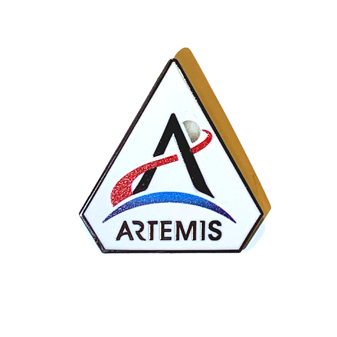 Artemis Program *Official* Lapel Pin White Version