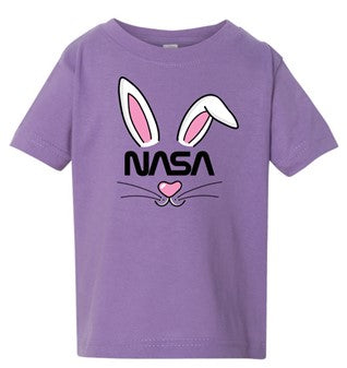NASA Worm Logo Bunny T-Shirt (Youth Sizes Available)
