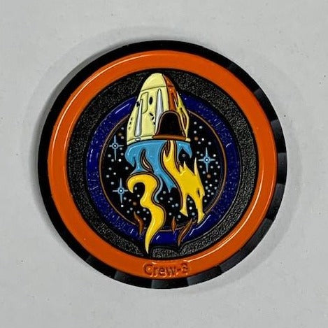 NASA Crew-3 Mission *Limited Edition*, Numbered/Stamped, Launched from KSC Coin EXCLUSIVE to MyNASAStore.com
