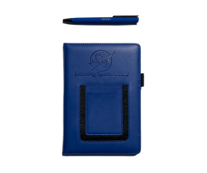 NASA Kennedy Space Center Journal With Front Pocket and Pen