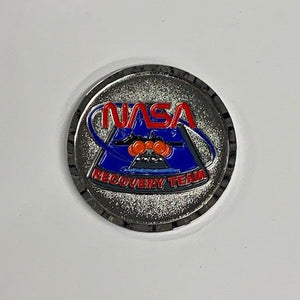 LR - NASA Landing and Recovery Full Color Logo Coin in Case