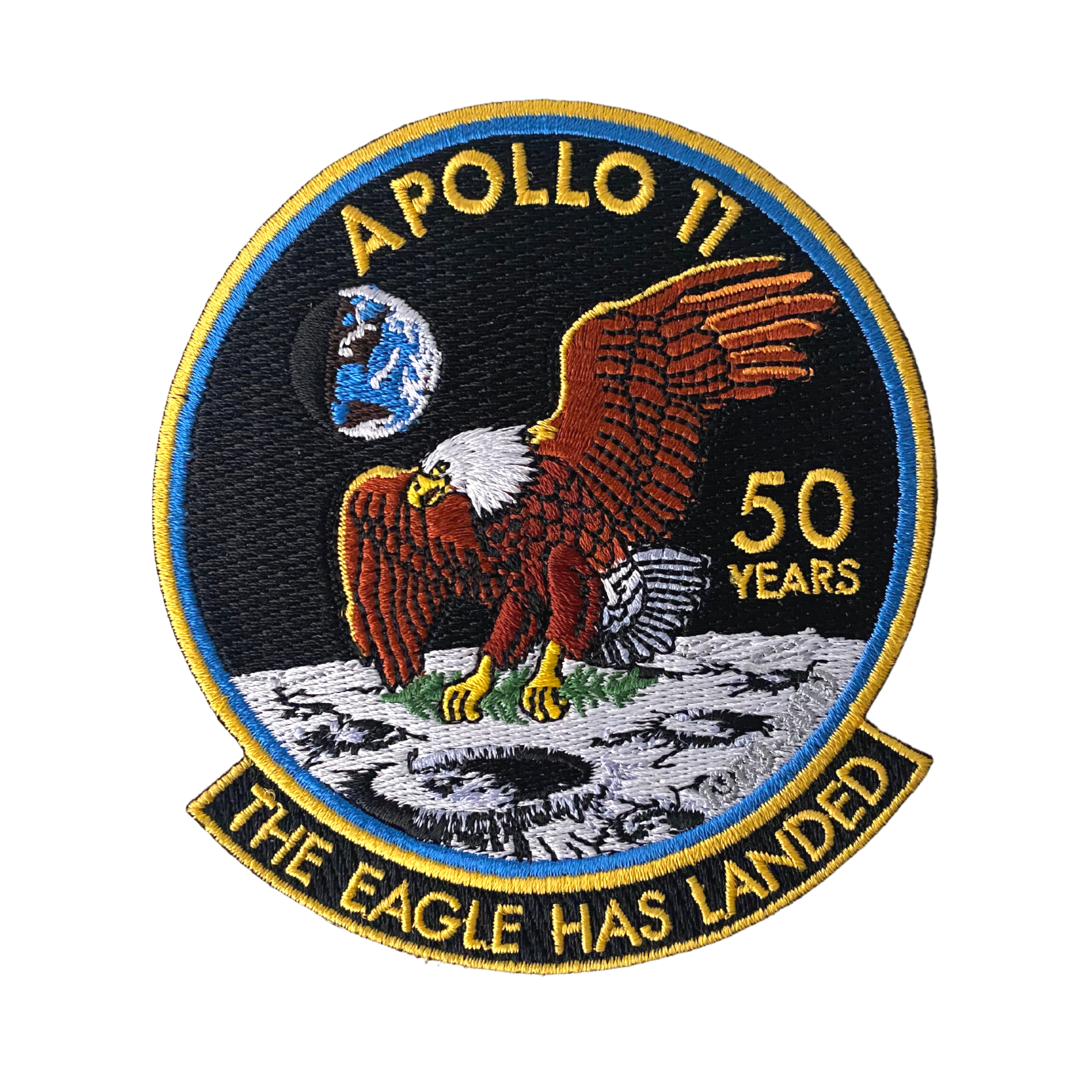 NASA's Apollo 11, 50th Anniversary "The Eagle Has Landed" Patch