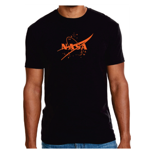 NASA Fall T-Shirt Black or Orange, Adult and Youth