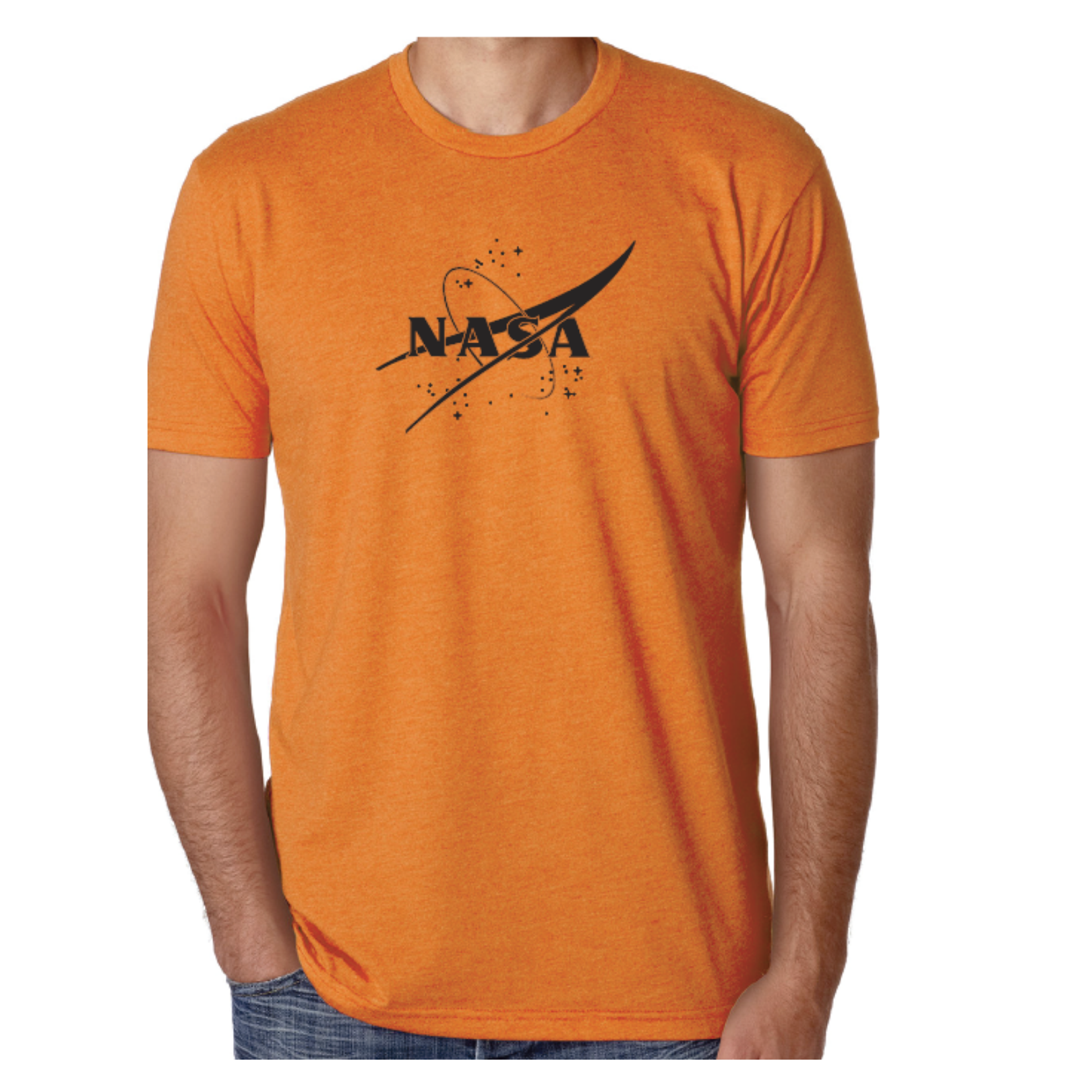 NASA Fall T-Shirt Black or Orange, Adult and Youth