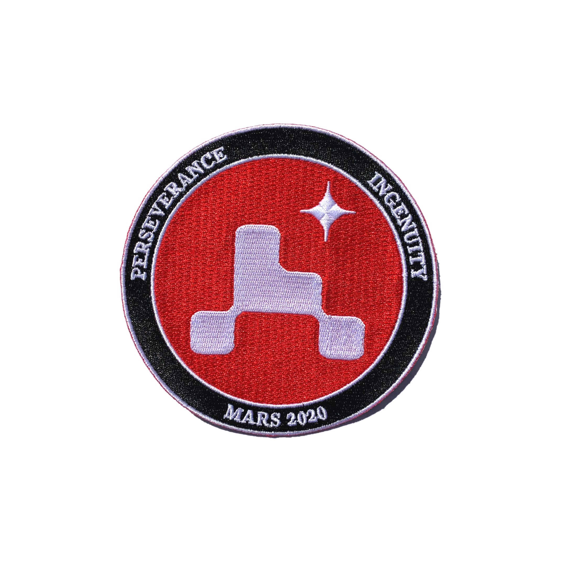 Mars 2020 Patch - Red Circle Design