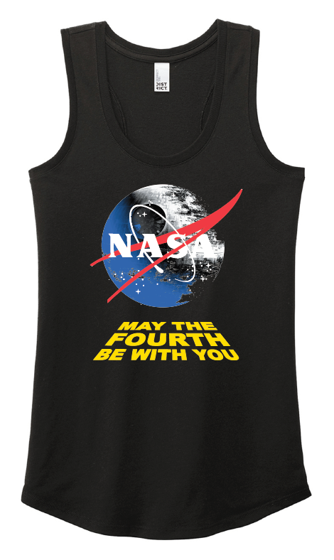 NASA May The Fourth Be With You Ladies Tank Top