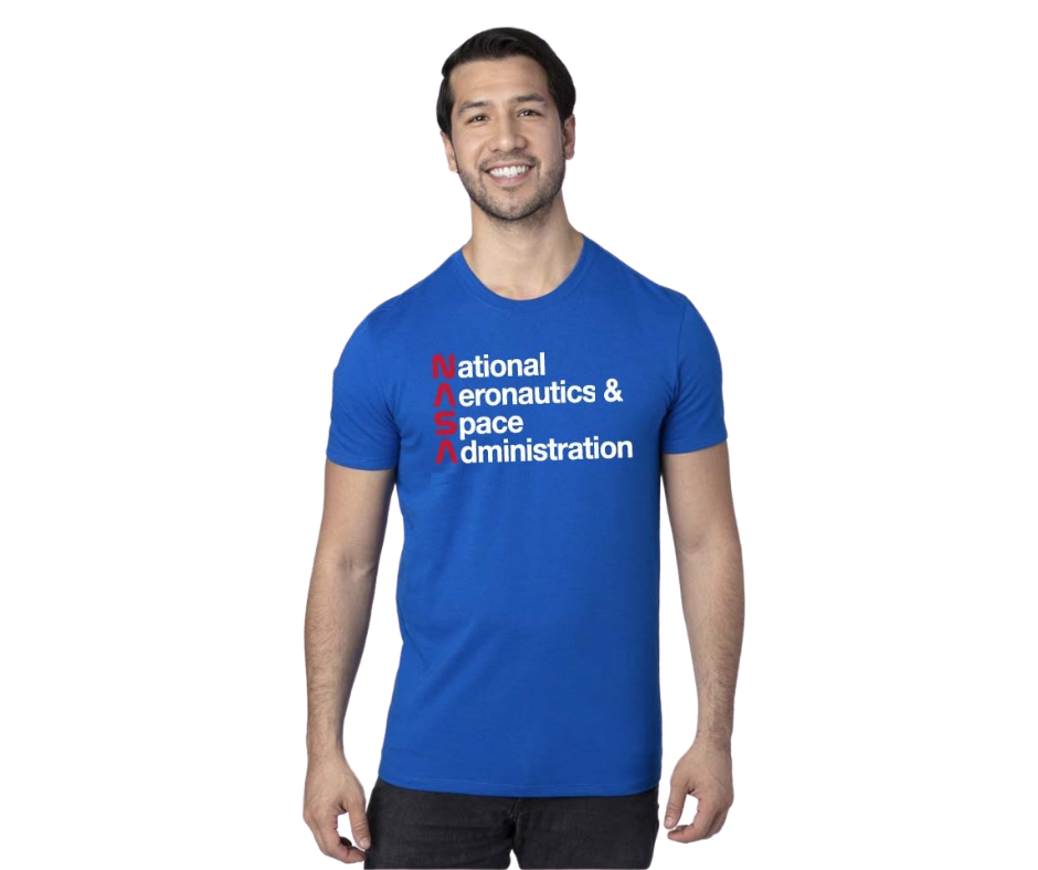 NASA Worm, Eco-Friendly, Acrostic T-Shirt