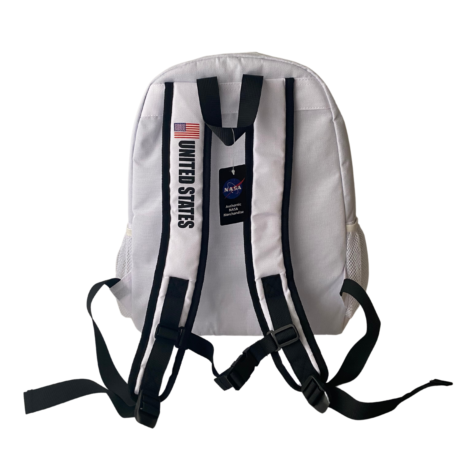 NASA Worm Logo Backpack with Flag and United States