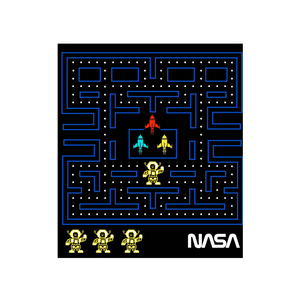 NASA Worm Space Gamer T-shirt