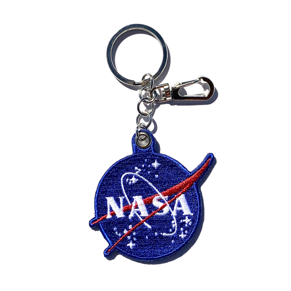 NASALogoEmbroideredKeyChain-