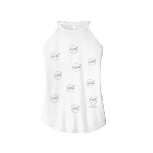 NASA Repeating Logo Ladies Tank Top With Kennedy Space Center