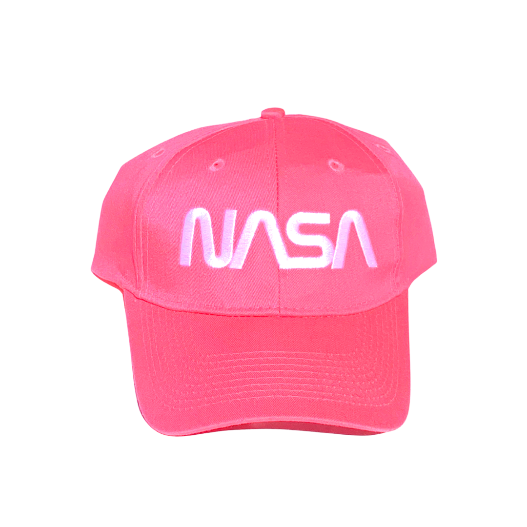 NASA Pink Cap with White NASA Worm