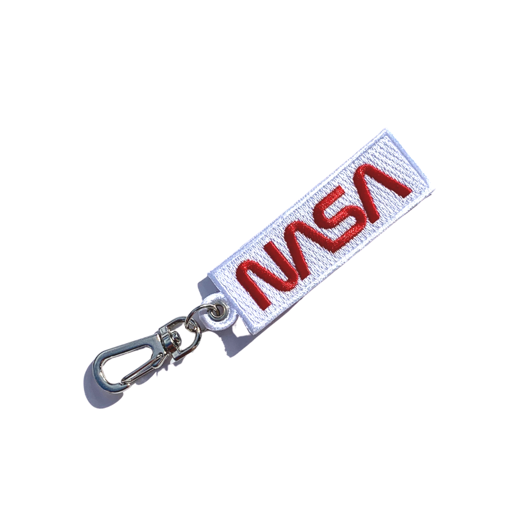 NASA Worm Logo Key Fob