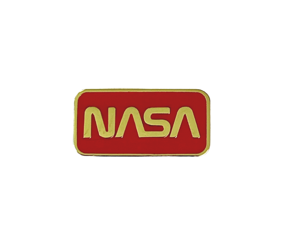 NASA Worm Lapel Pin
