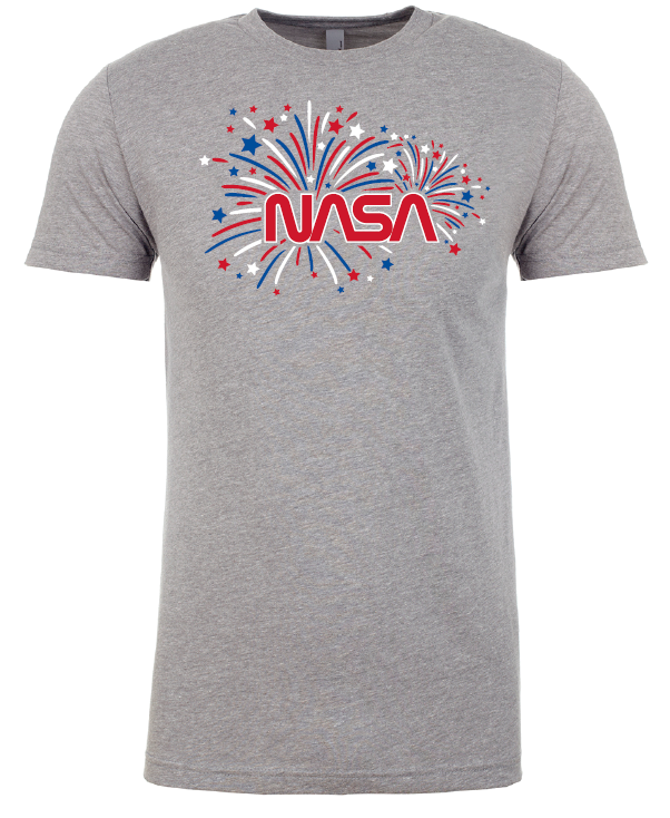 NASA Worm Patriotic Next Level T-Shirt