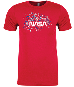 NASA Worm Patriotic Next Level T Shirt myNASAstore