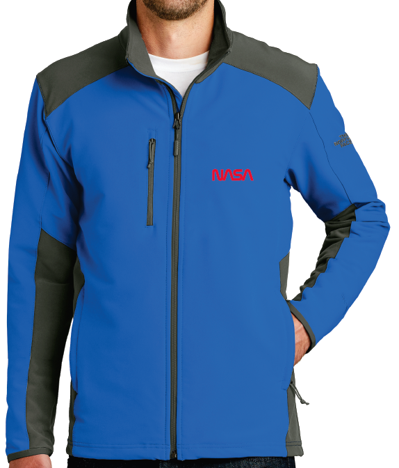 NASA Worm Logo The North Face® Men's Tech Stretch Soft Shell Jacket –  myNASAstore