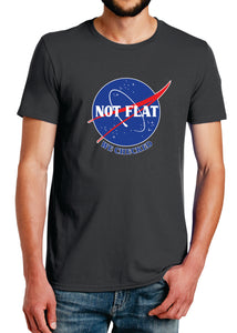 NASA, Not Flat-We Checked T-Shirt (Youth Sizes Available)