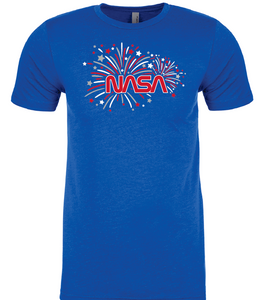 NASA Worm Patriotic Next Level T-Shirt
