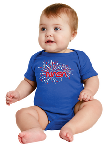 NASA Worm Patriotic Onesie