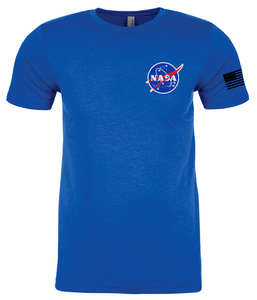 PDL - Prototype Development Lab Full Color Next Level T-shirt with NASA Logo and USA Flag