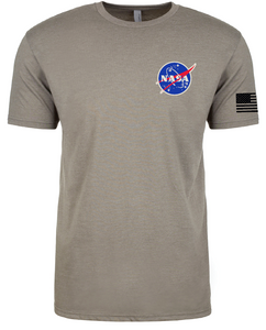 PDL - Prototype Development Lab Full Color Next Level T-shirt with NASA Logo and USA Flag