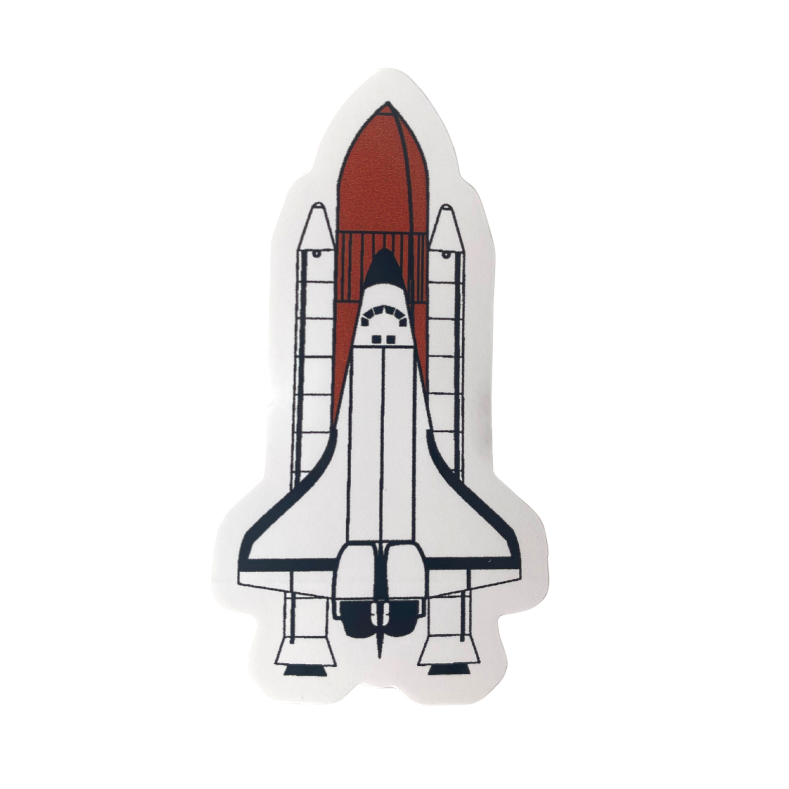 NASA Space Shuttle Full Stack Sticker