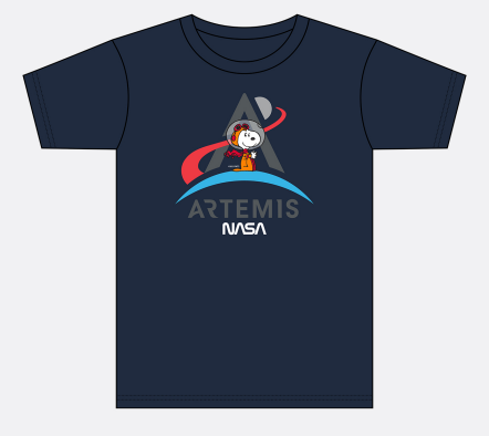 NASA Snoopy Artemis Program Shirt (Youth Sizes Available)