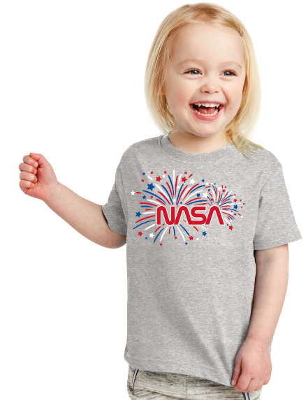 NASA Worm Patriotic Onesie