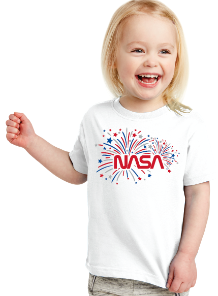 NASA Worm Patriotic Onesie