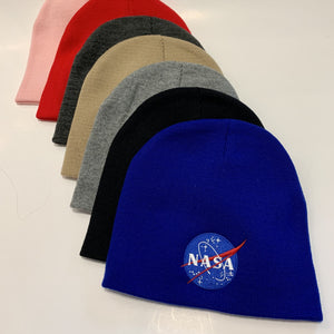 NASA Beanie with Embroidered NASA Logo - Assorted Colors – myNASAstore