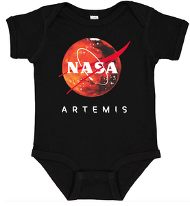MARS NASA Logo Artemis Onesie